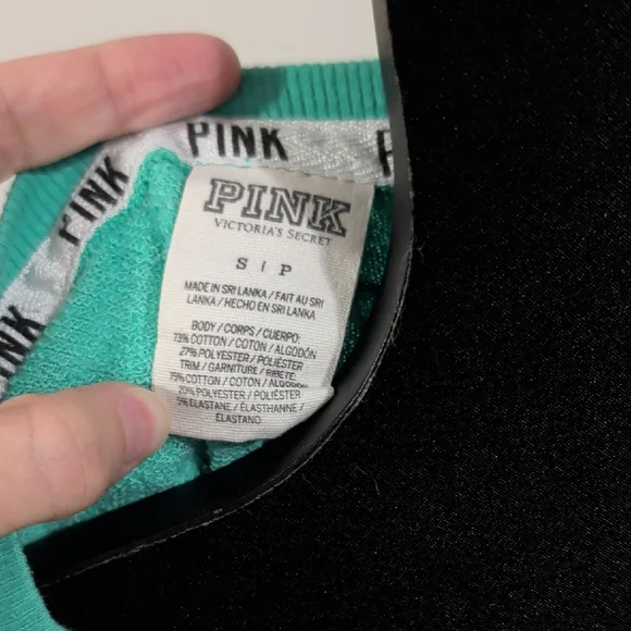 PINK Victoria's Secret Teal Crewneck Sweater - Picture 2 of 4